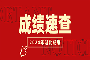 2024年湖北成考成绩查询入口出来了！